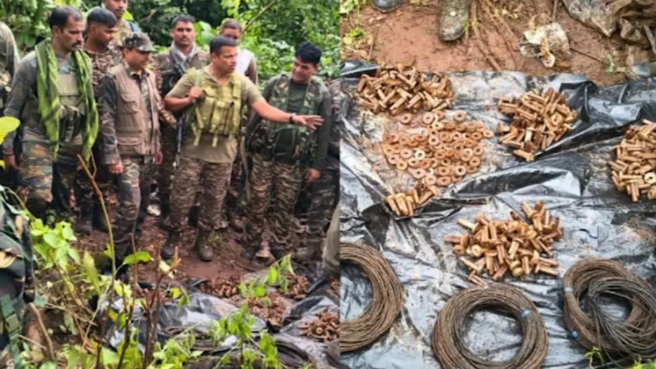 Security forces uncover Maoist camp in Jharkhand; weapons, raw materials seized