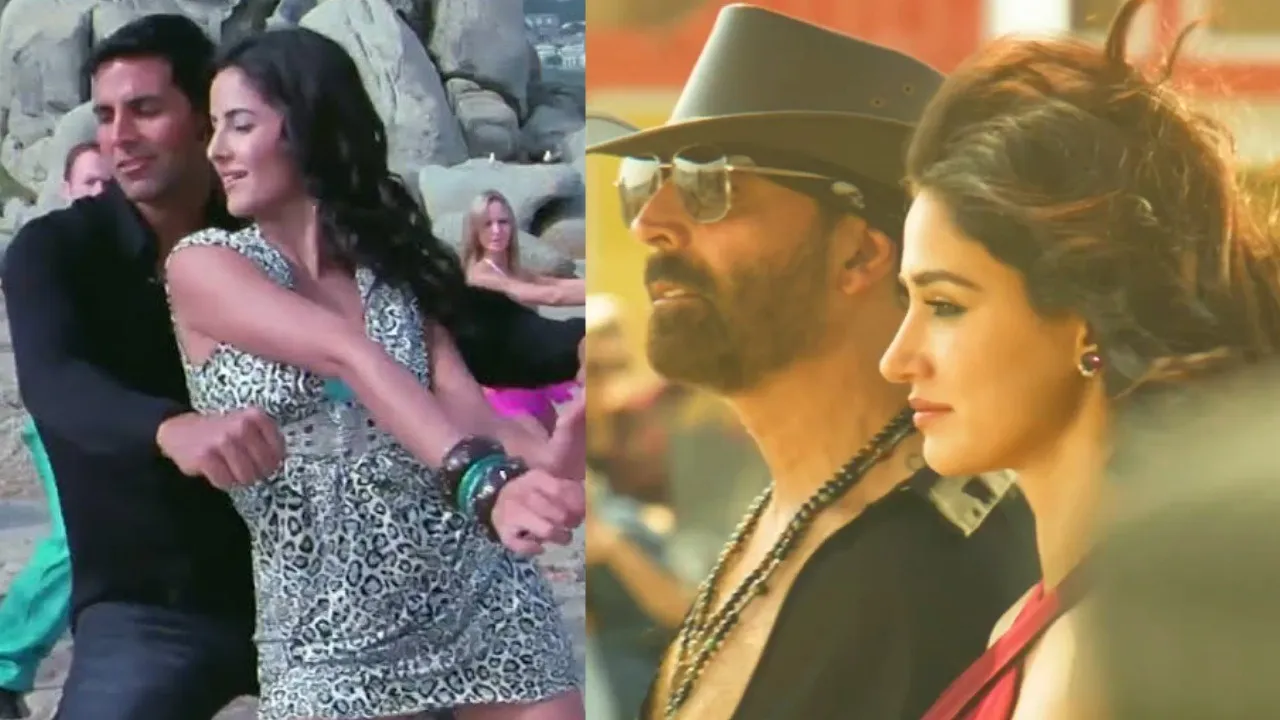 Akshay Kumar misses ‘Queen’ Katrina Kaif while grooving with Disha Patani to ‘Uncha Lamba Kad’ remix from Welcome to the Jungle, watch