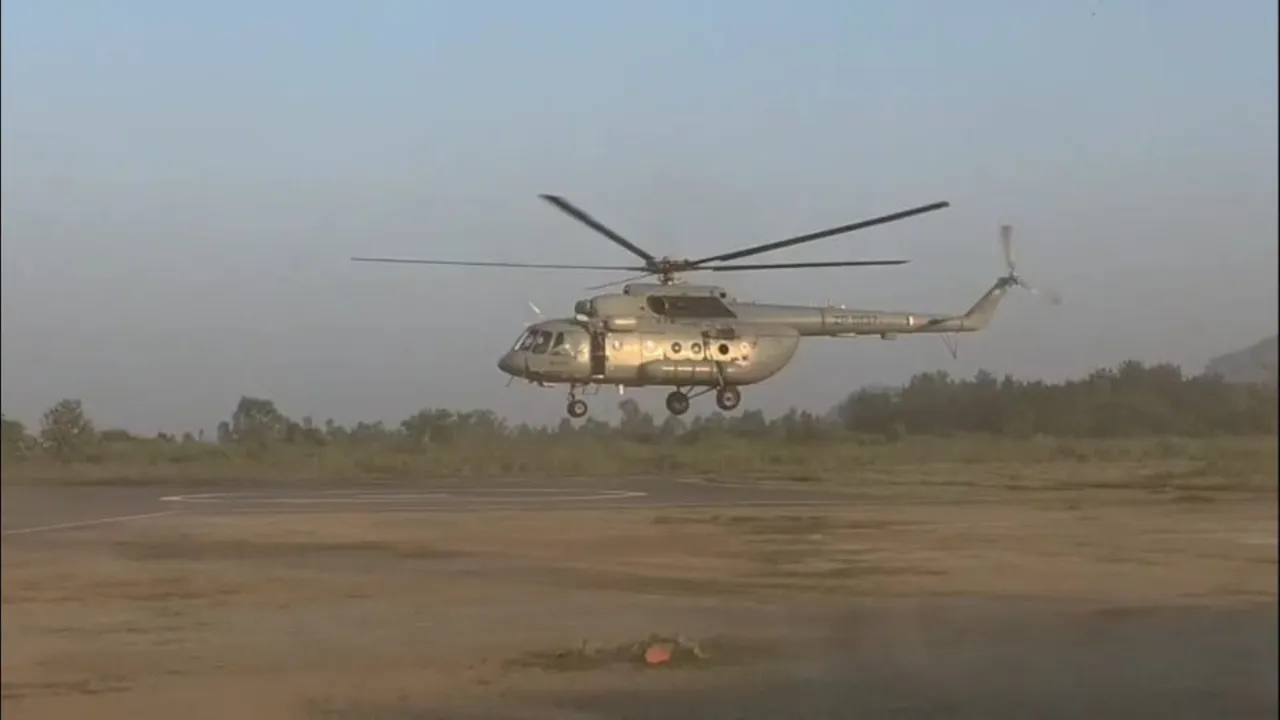 IAF helicopters to carry poll personnel to Maoist-hit regions in Odisha’s Nuapada; night landing trial done