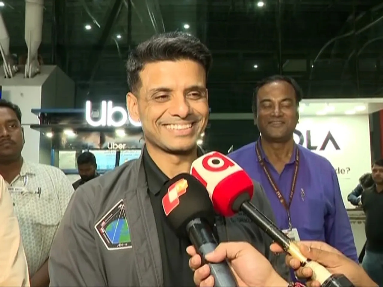 Astronaut Shubhanshu Shukla lands in Bhubaneswar, inspires youth to join aerospace