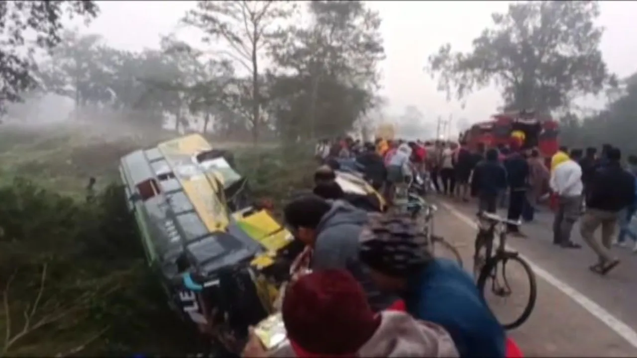 Three critical, over 30 injured as bus plunges off bridge in Odisha's Sundargarh