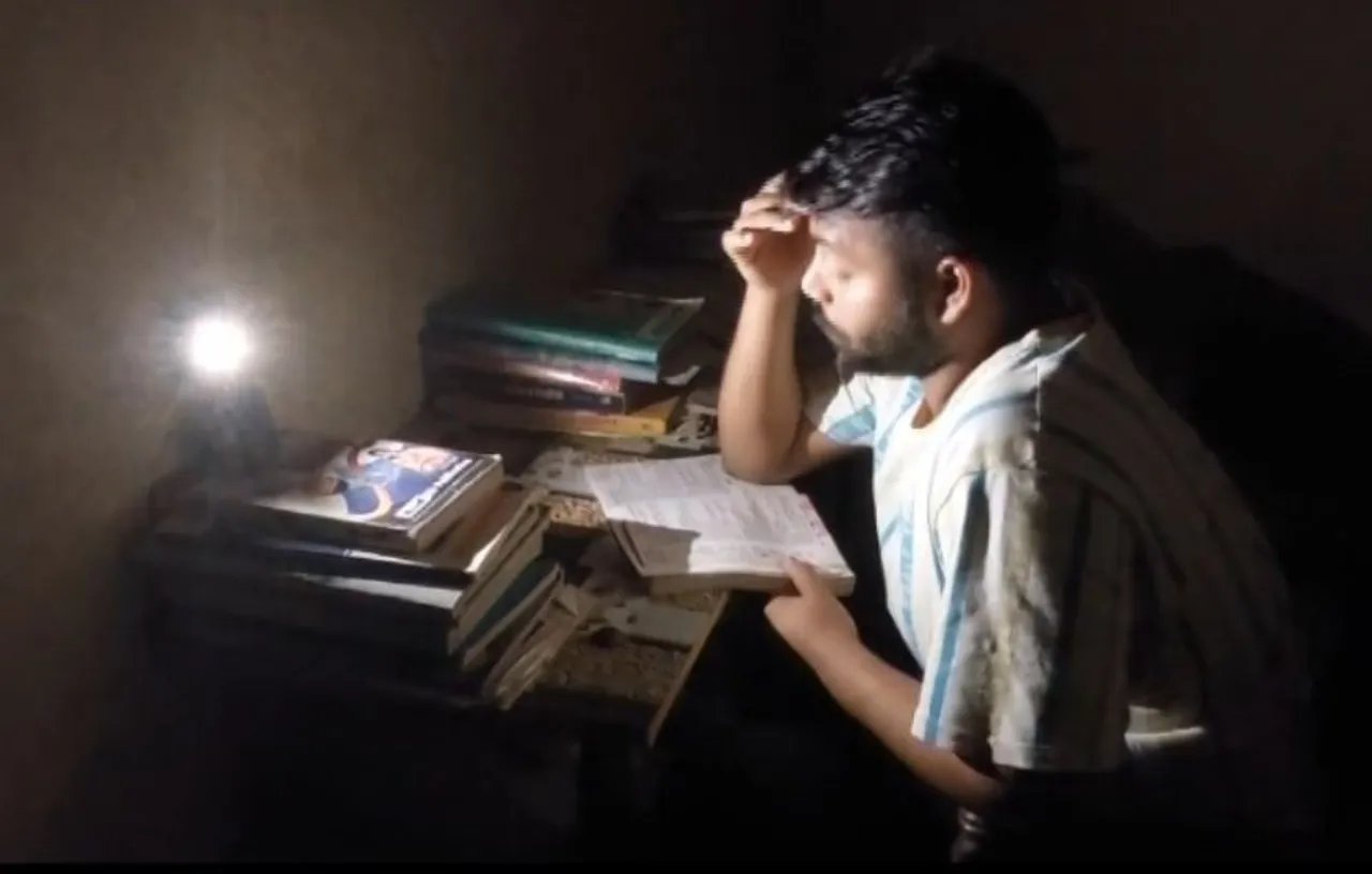 Villagers without electricity