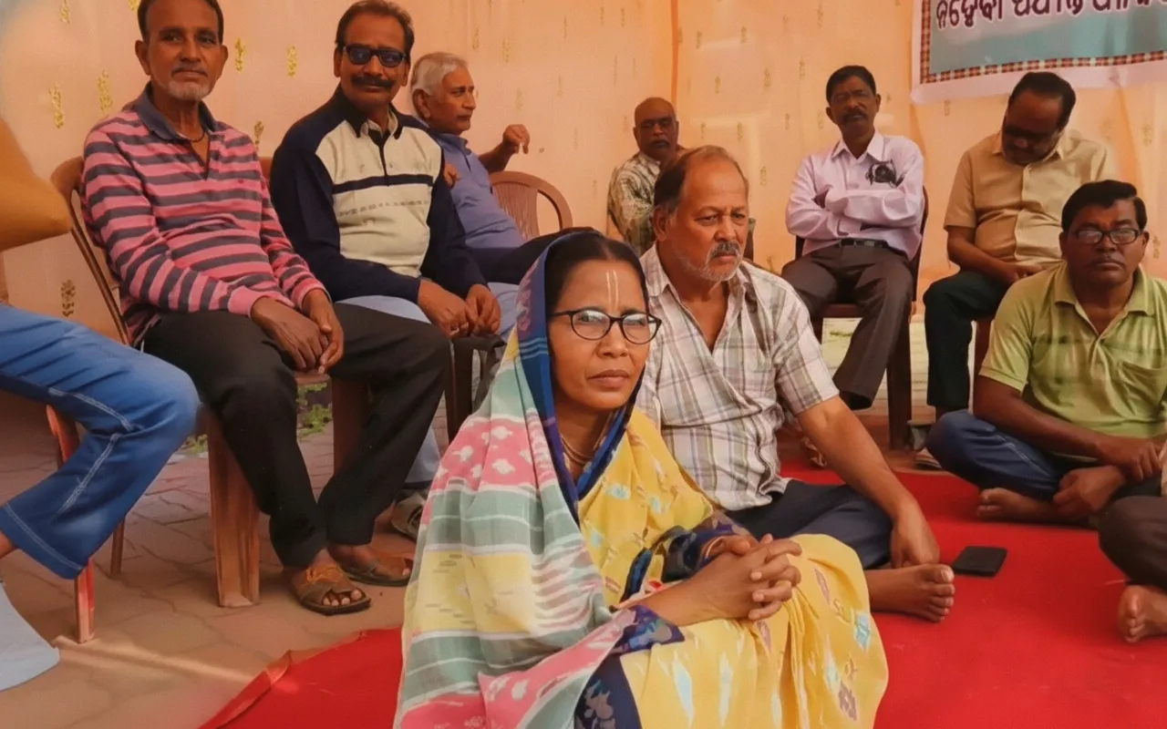 Protest over Pension