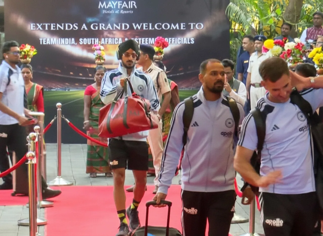 IND VS SA match: Men in Blue land in Bhubaneswar for T20 series opener at Barabati Stadium