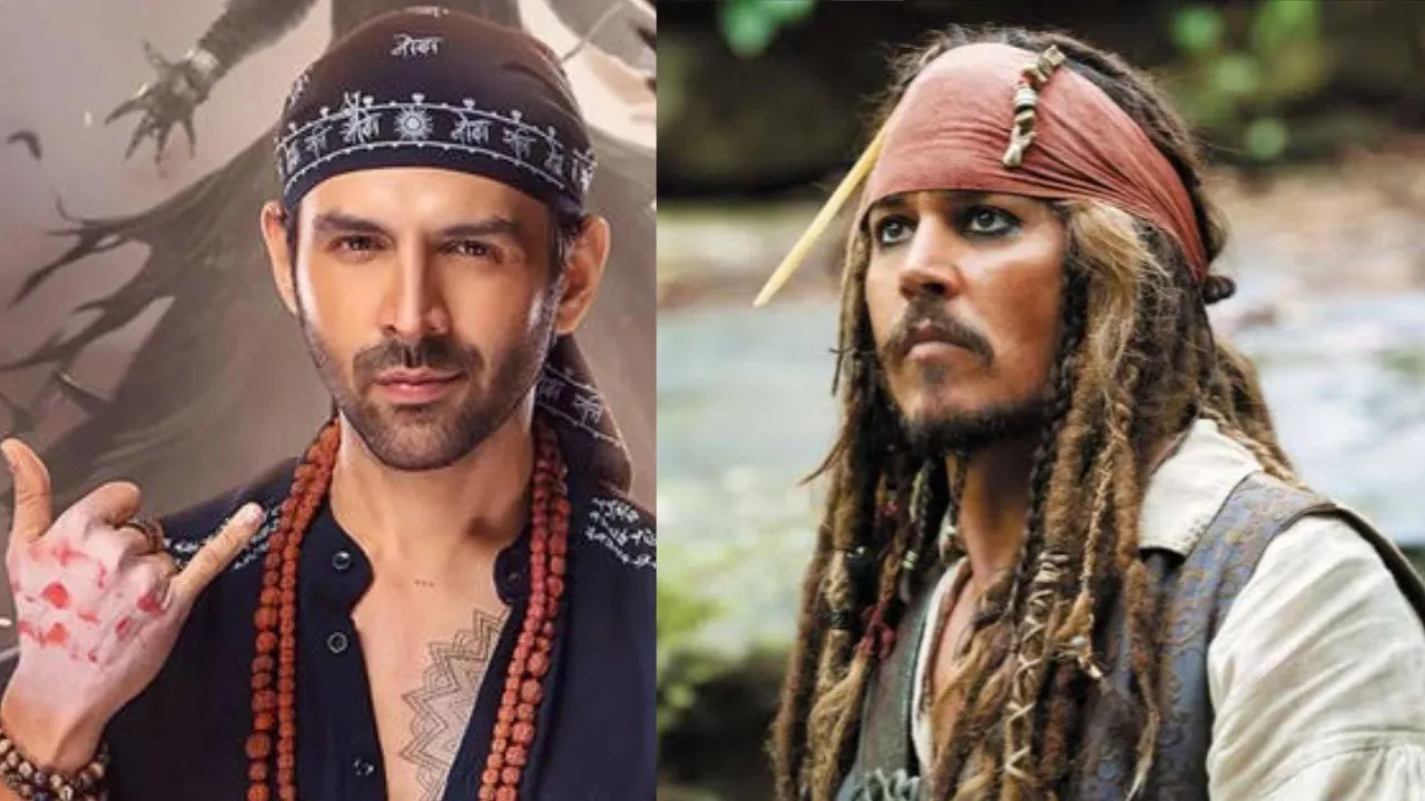 Kartik Aaryan meets Johnny Depp: Rooh Baba-Jack Sparrow crossover sends internet into frenzy