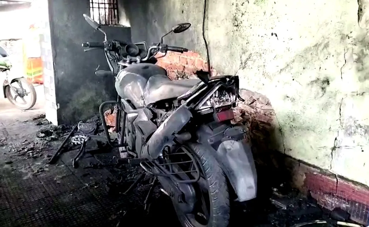 LPG cylinder explosion triggers massive fire in Odisha’s Deogarh; family narrowly escapes