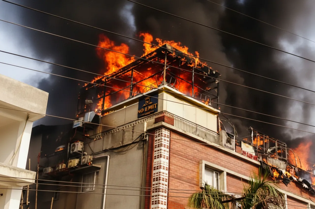 Major fire breaks out at bar in Bhubaneswar