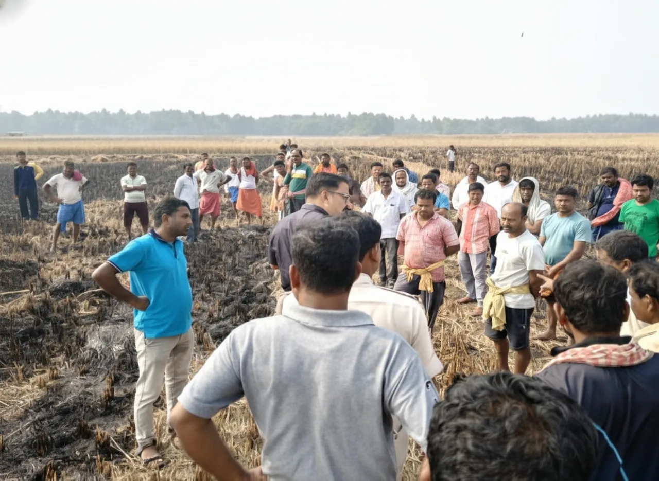 Odisha farmer burnt to death while burning paddy stubble
