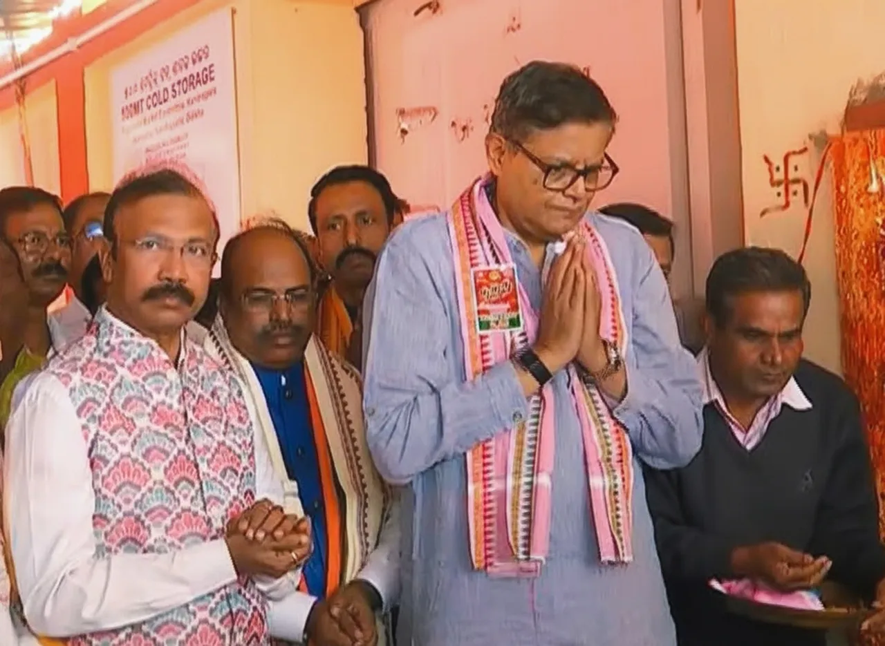 Kendrapara MP Baijayant Panda inaugurates cold storage facility