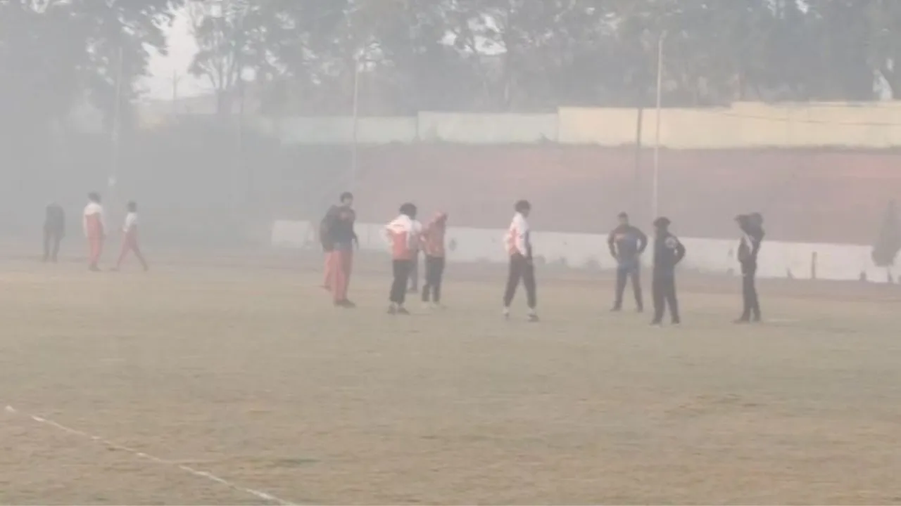 Foggy conditions in Odisha