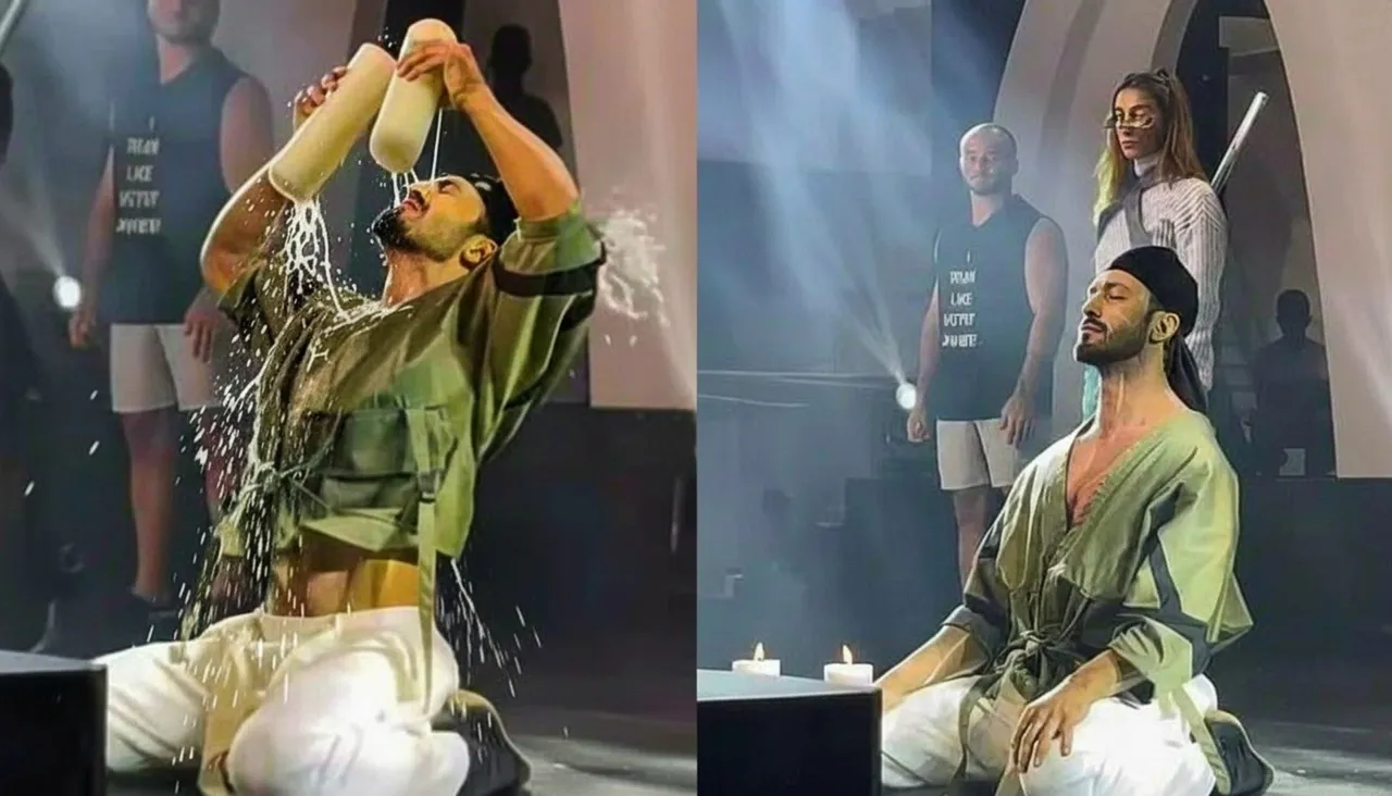 Vidyut Jammwal pours hot candle wax on his face