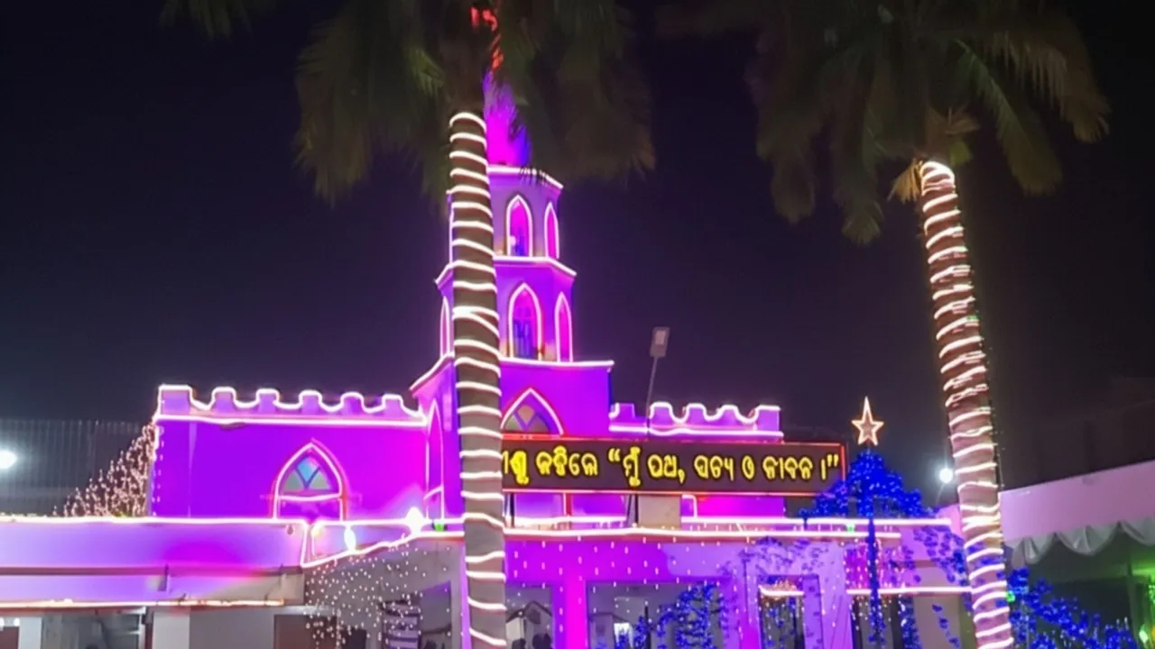 Odisha celebrates Christmas with midnight prayers, churches decked up to mark festivities
