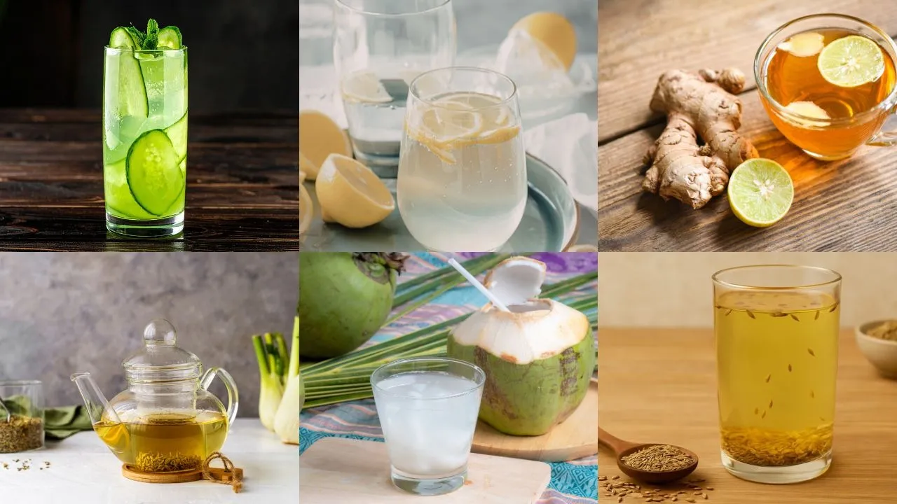6 detox drinks that help reduce water retention naturally