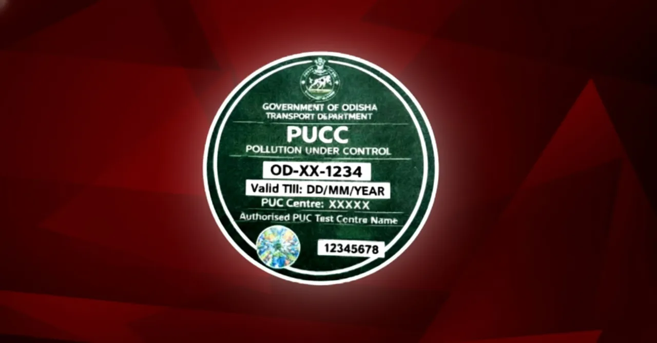 Green PUCC stickers to be available from January 10 via dedicated counters at all RTOs in Odisha