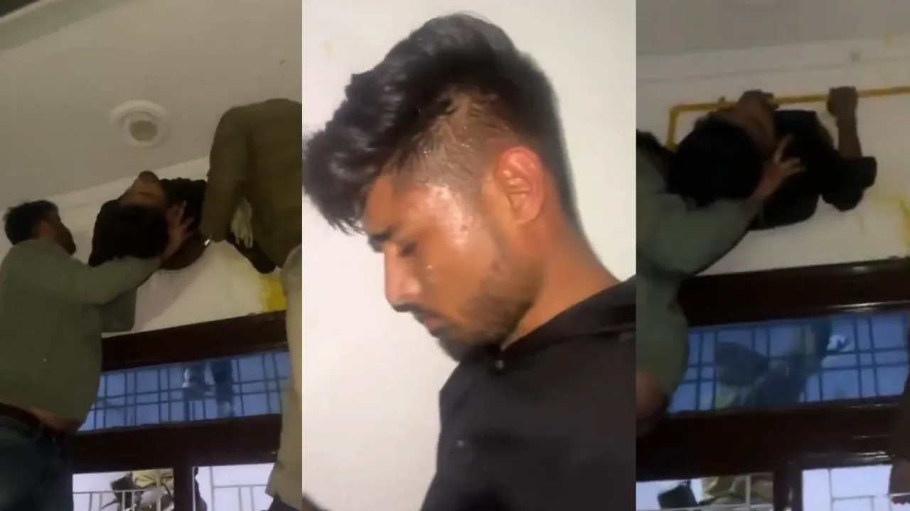 Burglary attempt goes wrong in Rajasthan’s Kota: Thief trapped in exhaust fan opening, watch