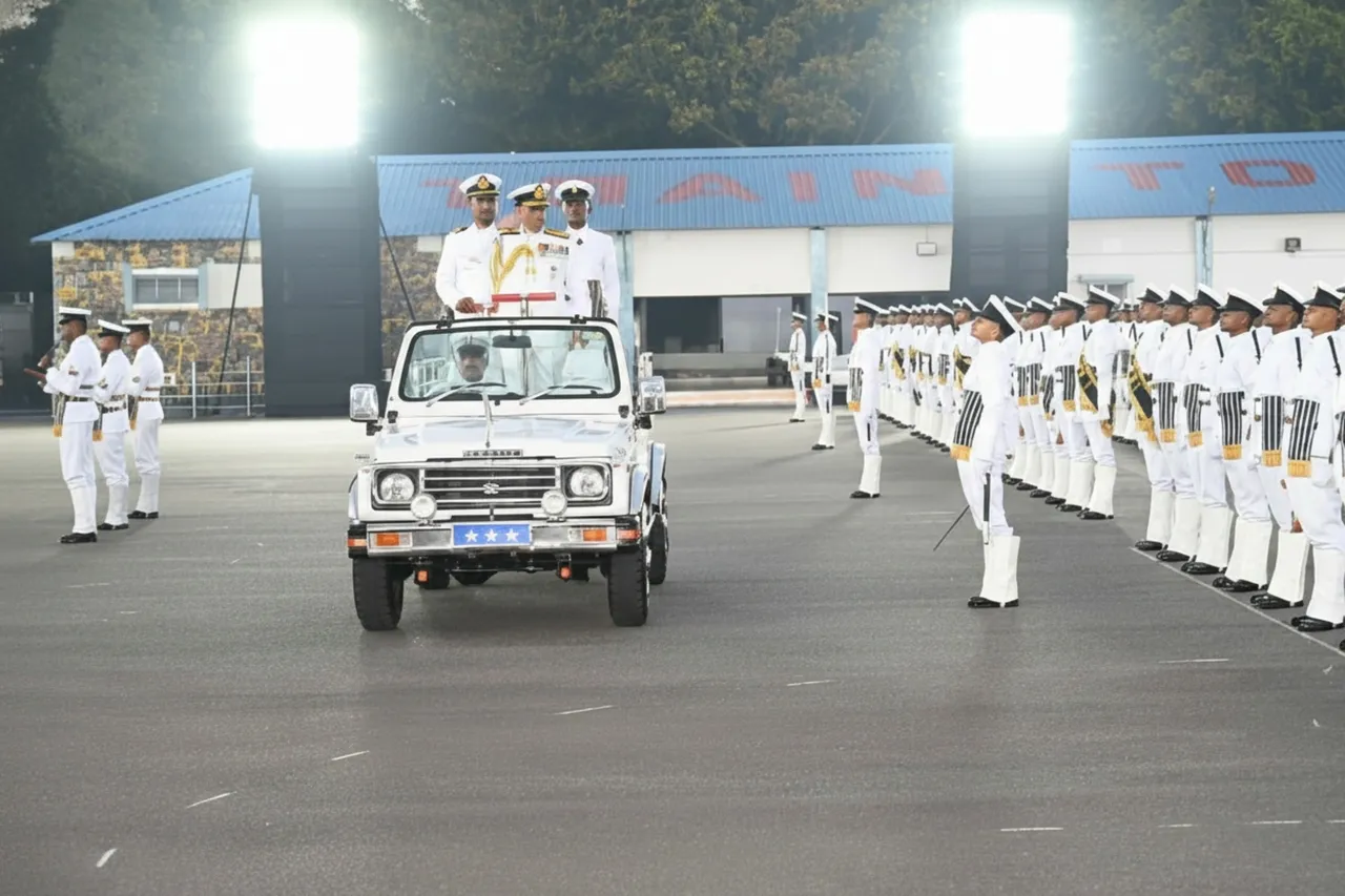 INS Chilka hosts passing out parade for 02/25 batch of Naval and Coast Guard trainees