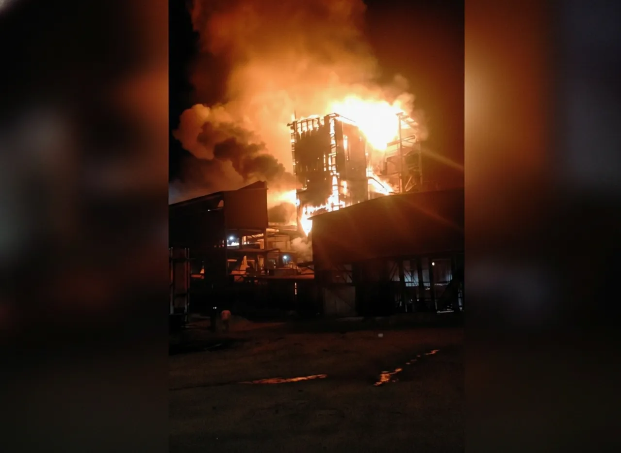 Massive fire engulfs ethanol factory in Odisha’s Sonepur