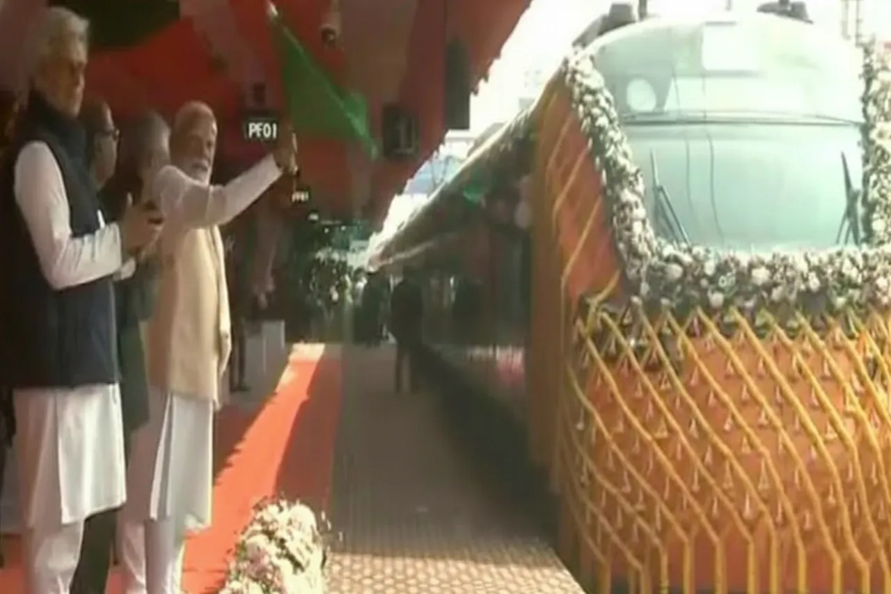 PM Modi flags off Vande Bharat Sleeper between Howrah and Guwahati