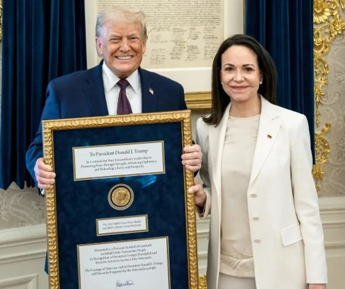 Donald Trump and Maria Corina Machado