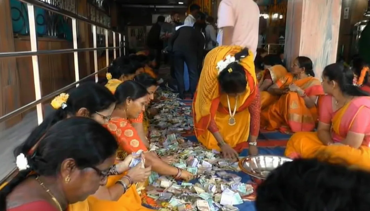 Maa Majhighariani temple donation hundi counting: 250 women volunteers engaged