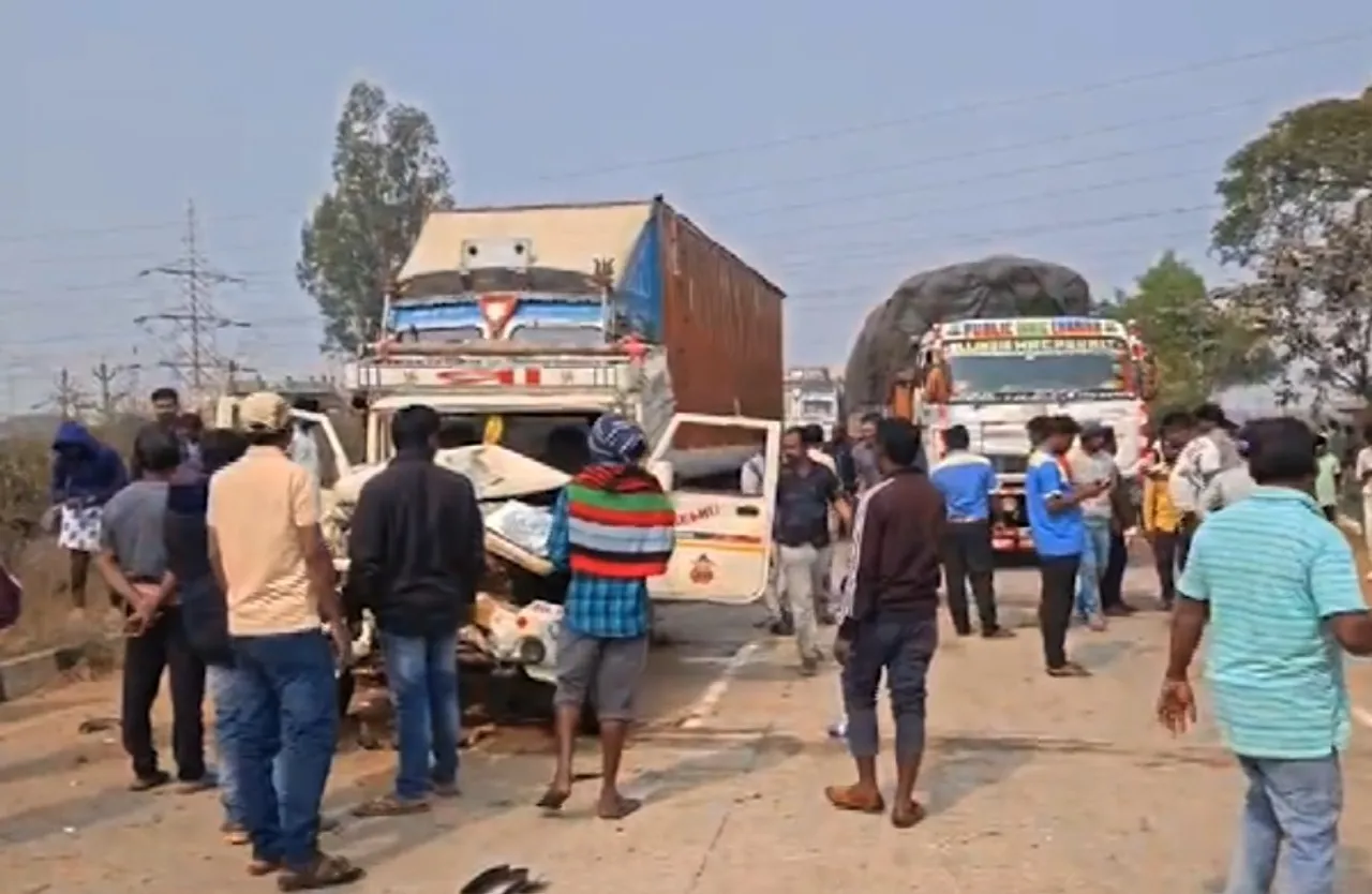 Chain collision on NH in Mayurbhanj leaves three critically injured