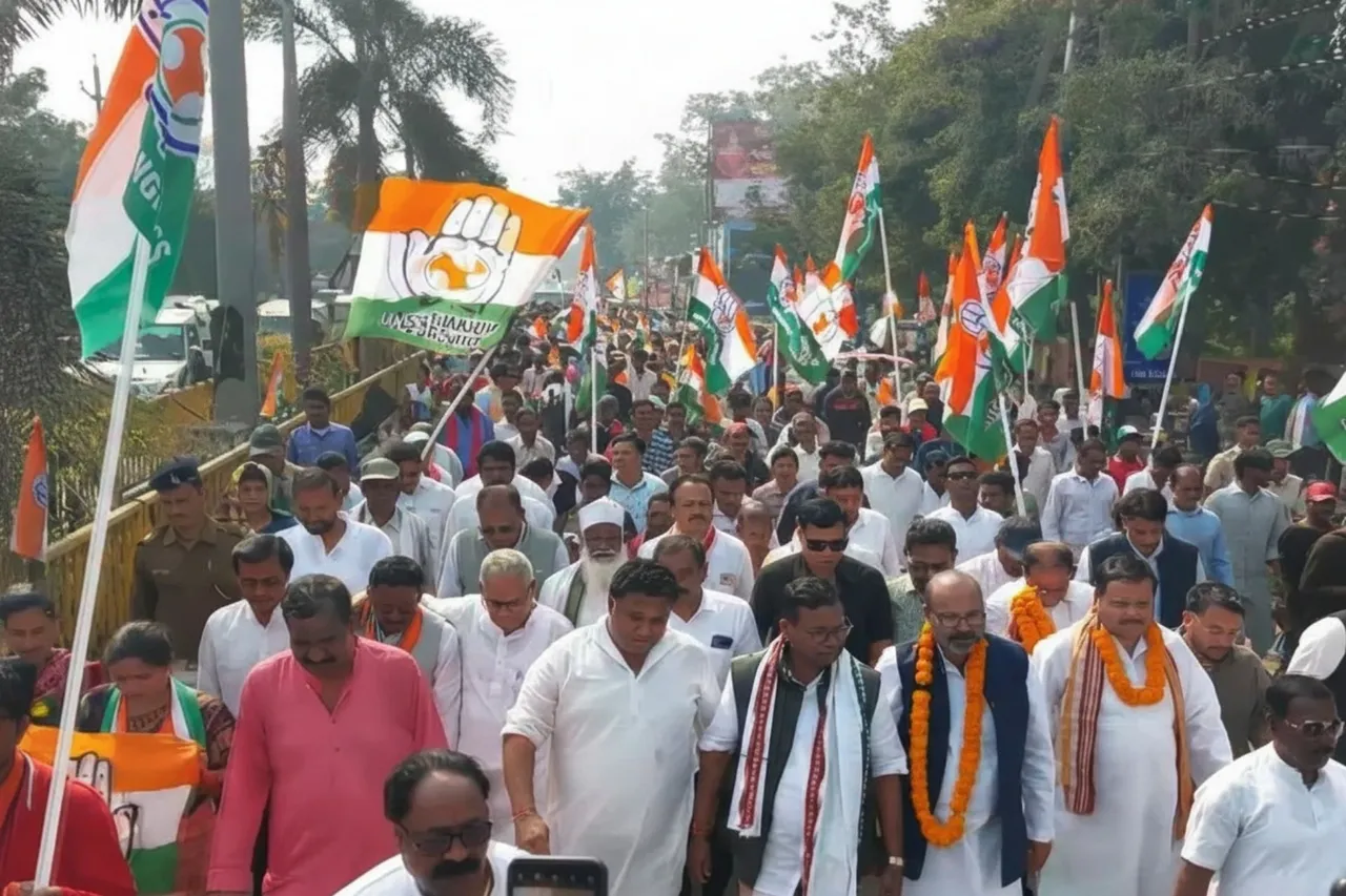 Odisha Congress Protest