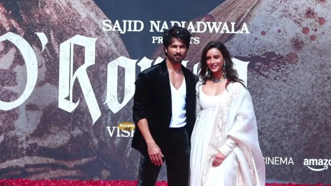 Shahid Kapoor and Triptii Dimri