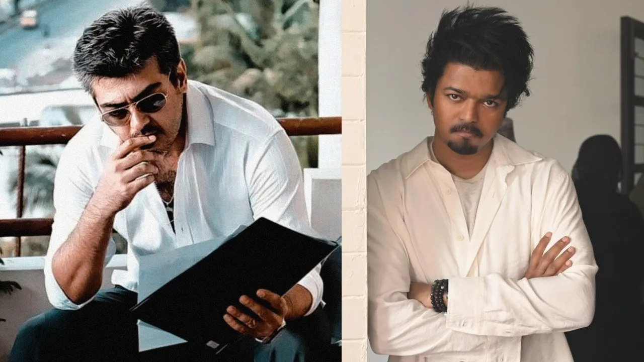 Fan War! Ajith Kumar fans attack Vijay supporter at Mankatha re-release over TVK flag, watch