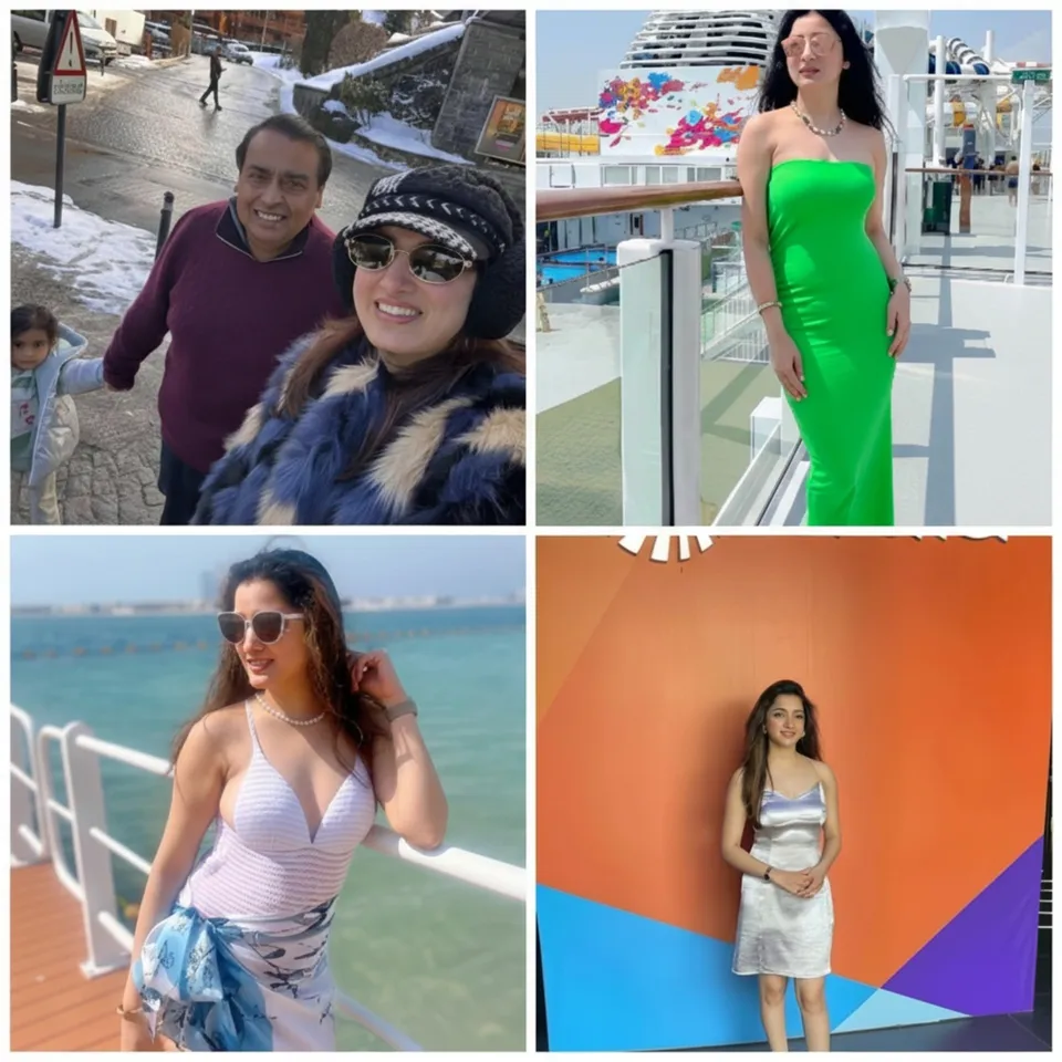 Actress Richa Panai goes viral after selfie with Mukesh Ambani in Switzerland