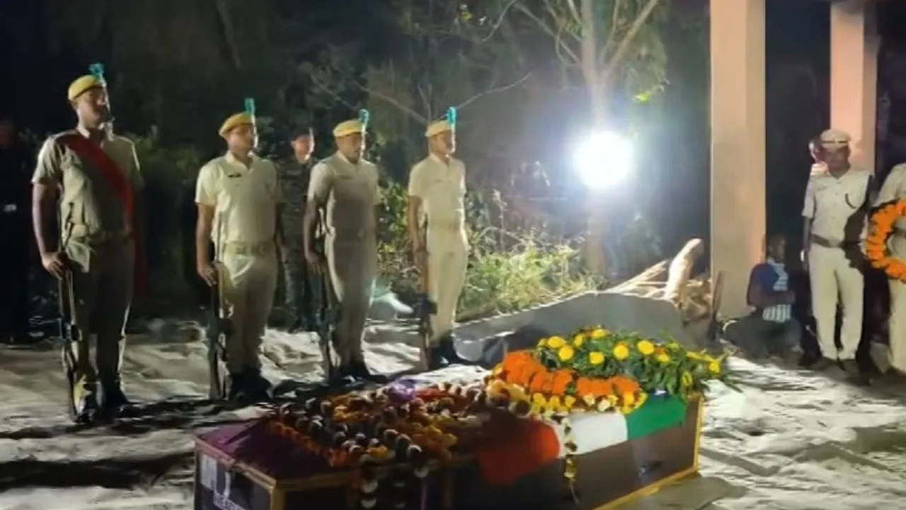 Odia martyr Jawan Jitu Behera laid to rest as mortal remains reach Nayagarh village in Odisha