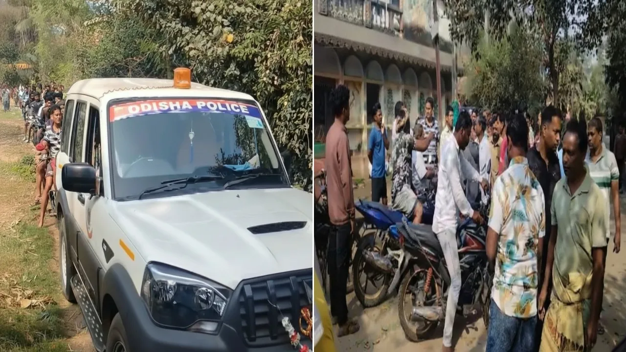 Police recover stolen goods in Kujang village after a joint operation with locals