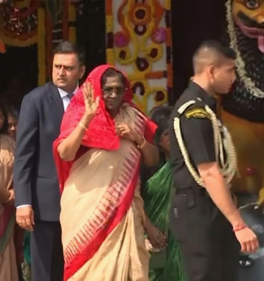 President Droupadi Murmu at Maa Biraja Temple