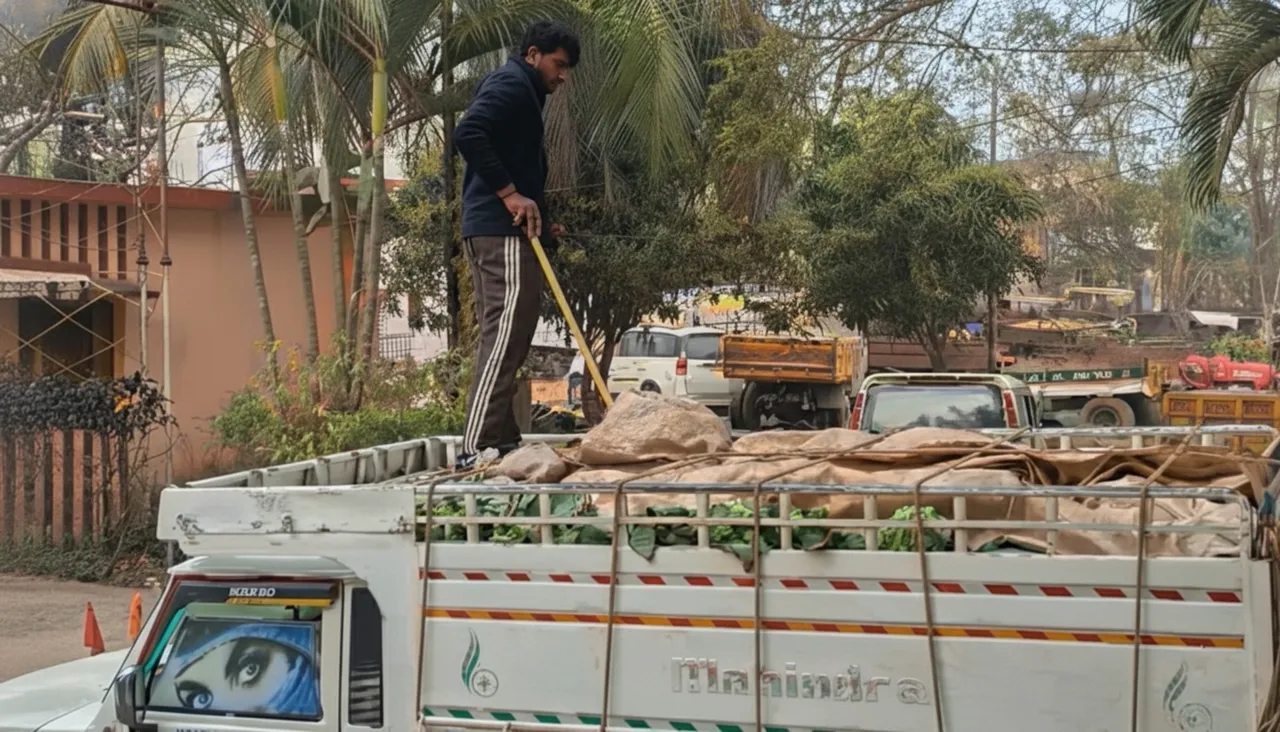 1 crore ganja hidden under cabbage load seized in Mayurbhanj