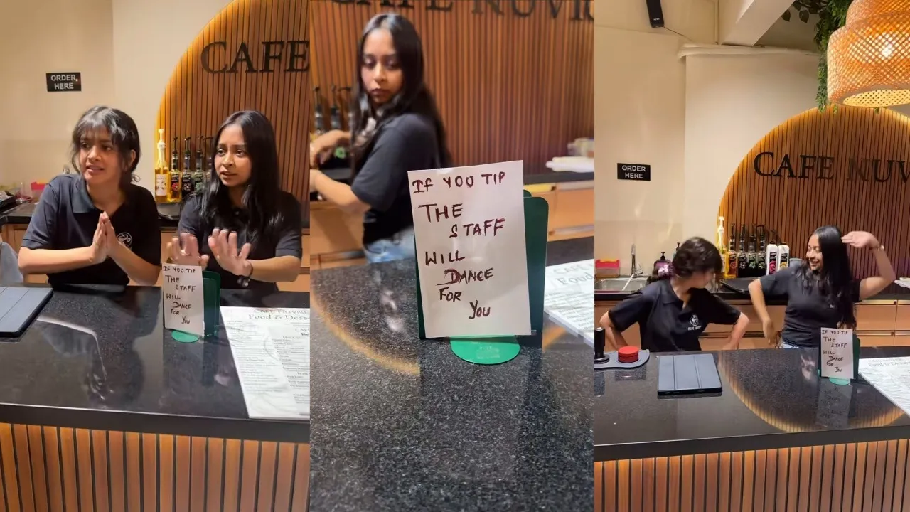 Bengaluru cafe turns tips into dance moves, delights customers with viral celebration, watch