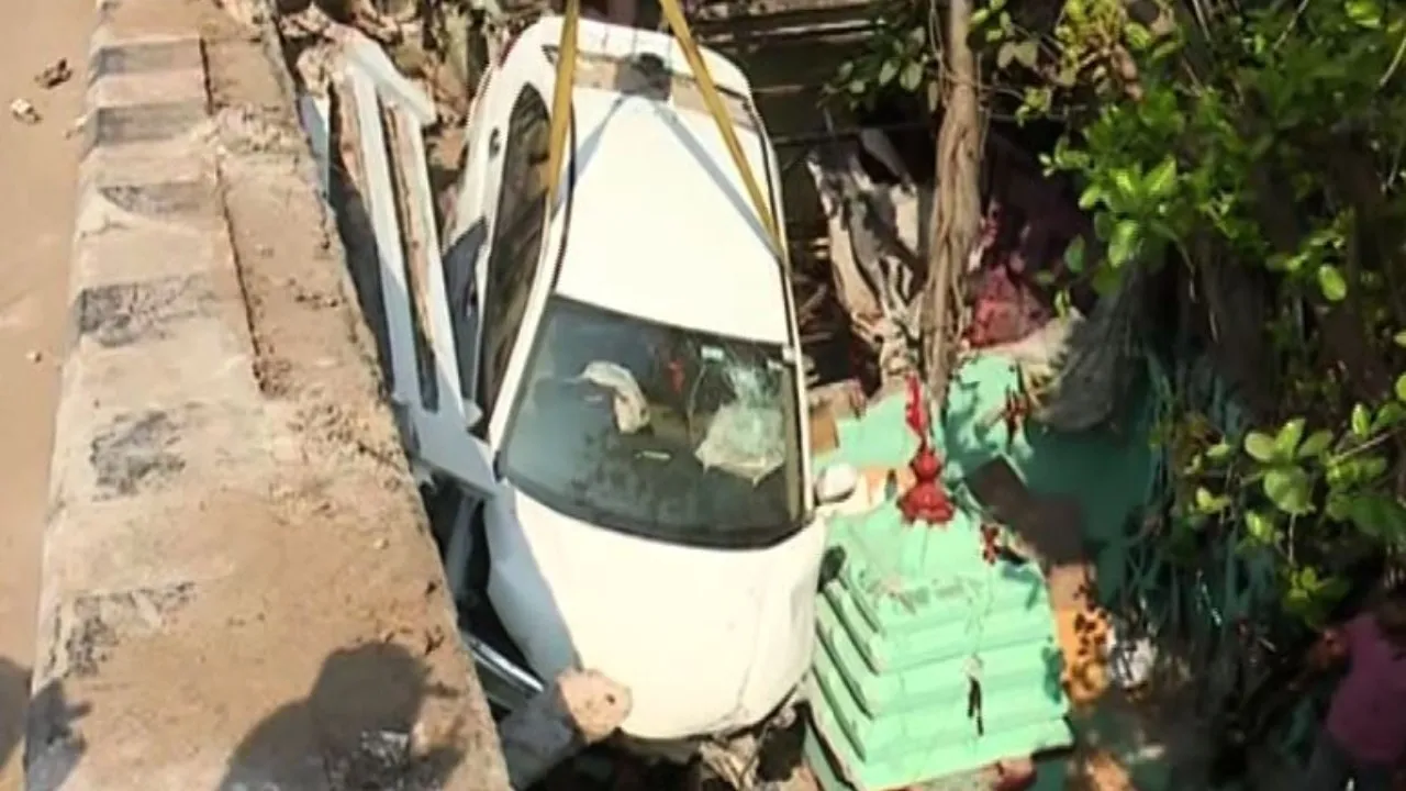 Sishu Bhawan overbridge car crash linked to murder case in Bhubaneswar