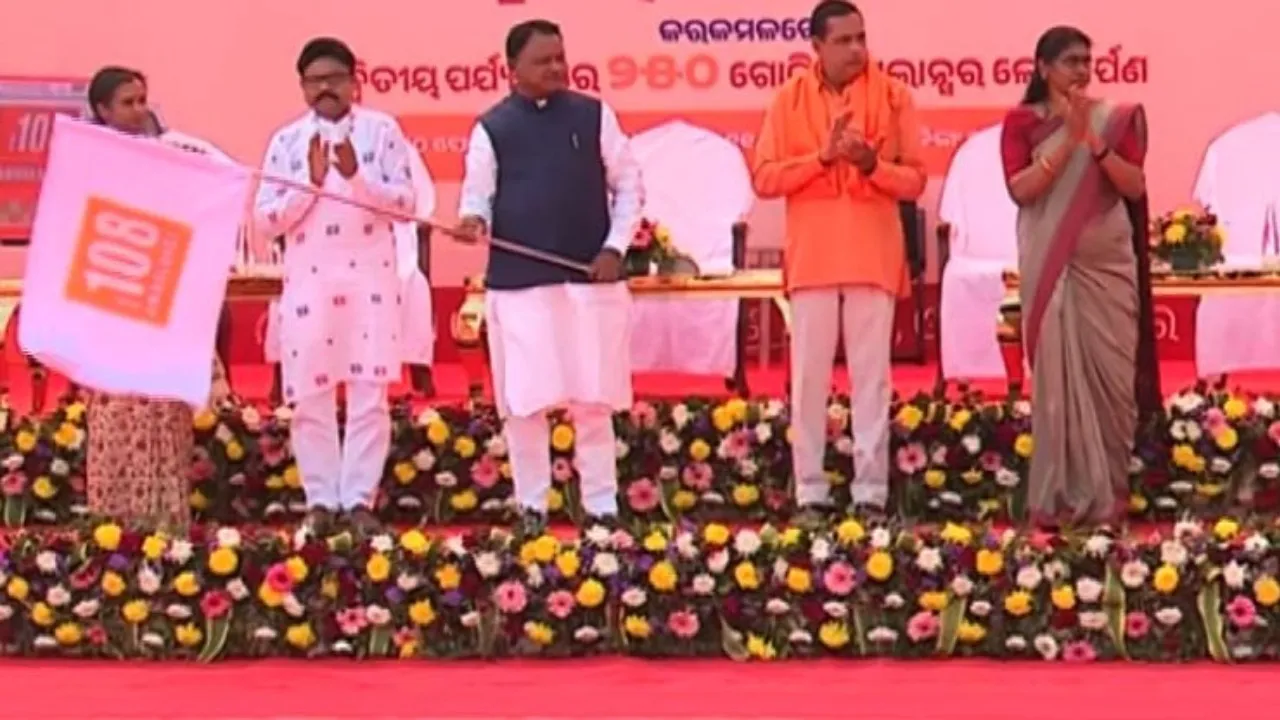 Odisha CM flags off 250 new ambulances to strengthen emergency medical services