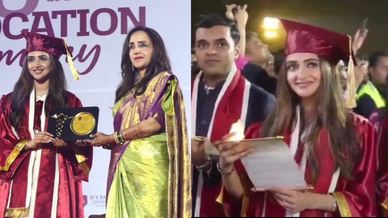 Sreeleela is now officially a doctor after completing MBBS! Graduation video goes viral, watch