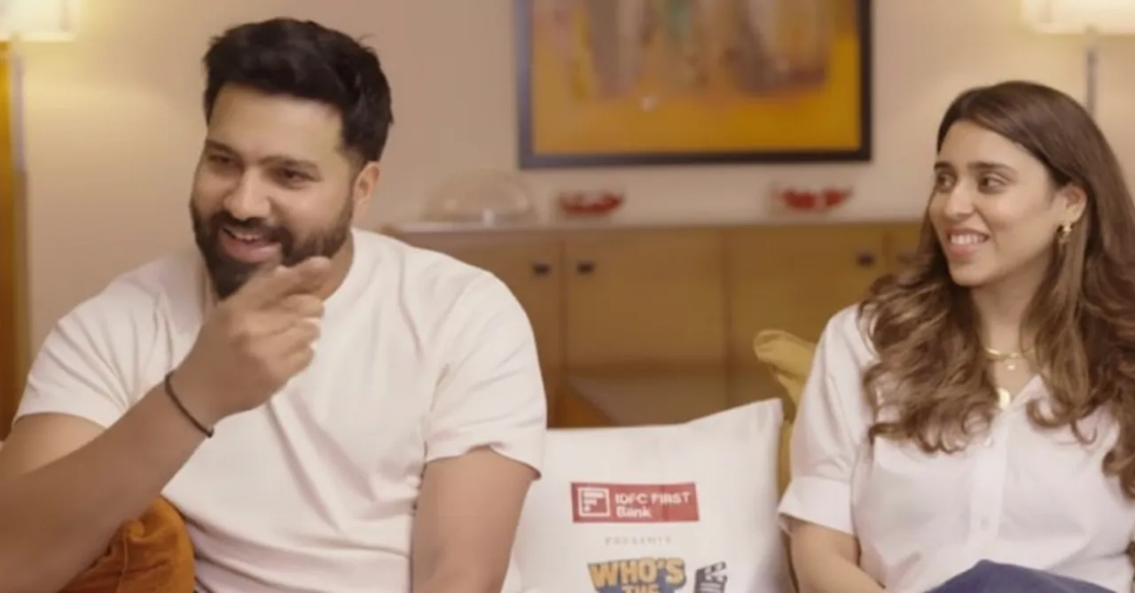 Rohit Sharma and his wife Ritika