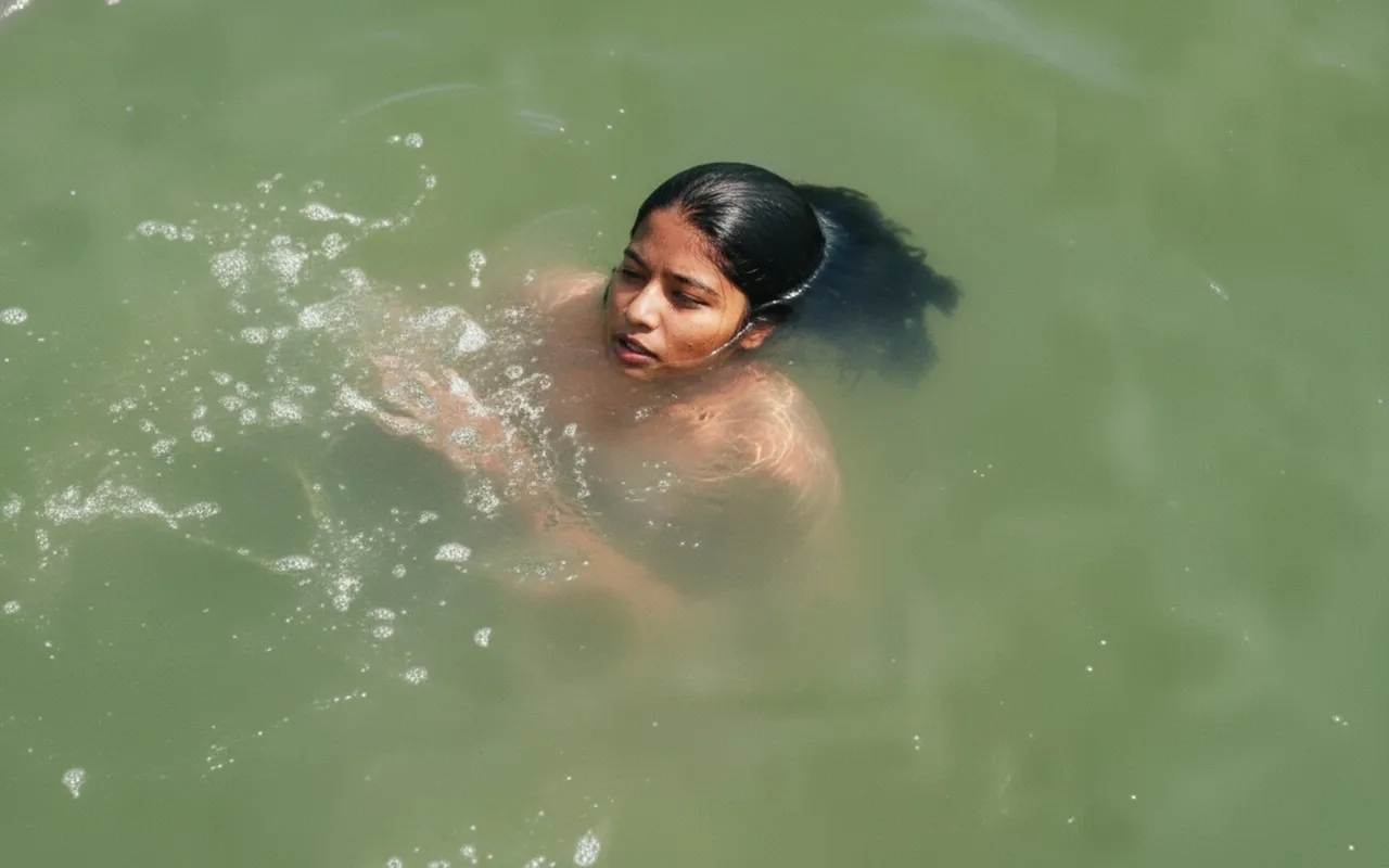 Valentine’s Week drama: Fed up with boyfriend, angry girl jumps into river; swims back due to freezing cold water