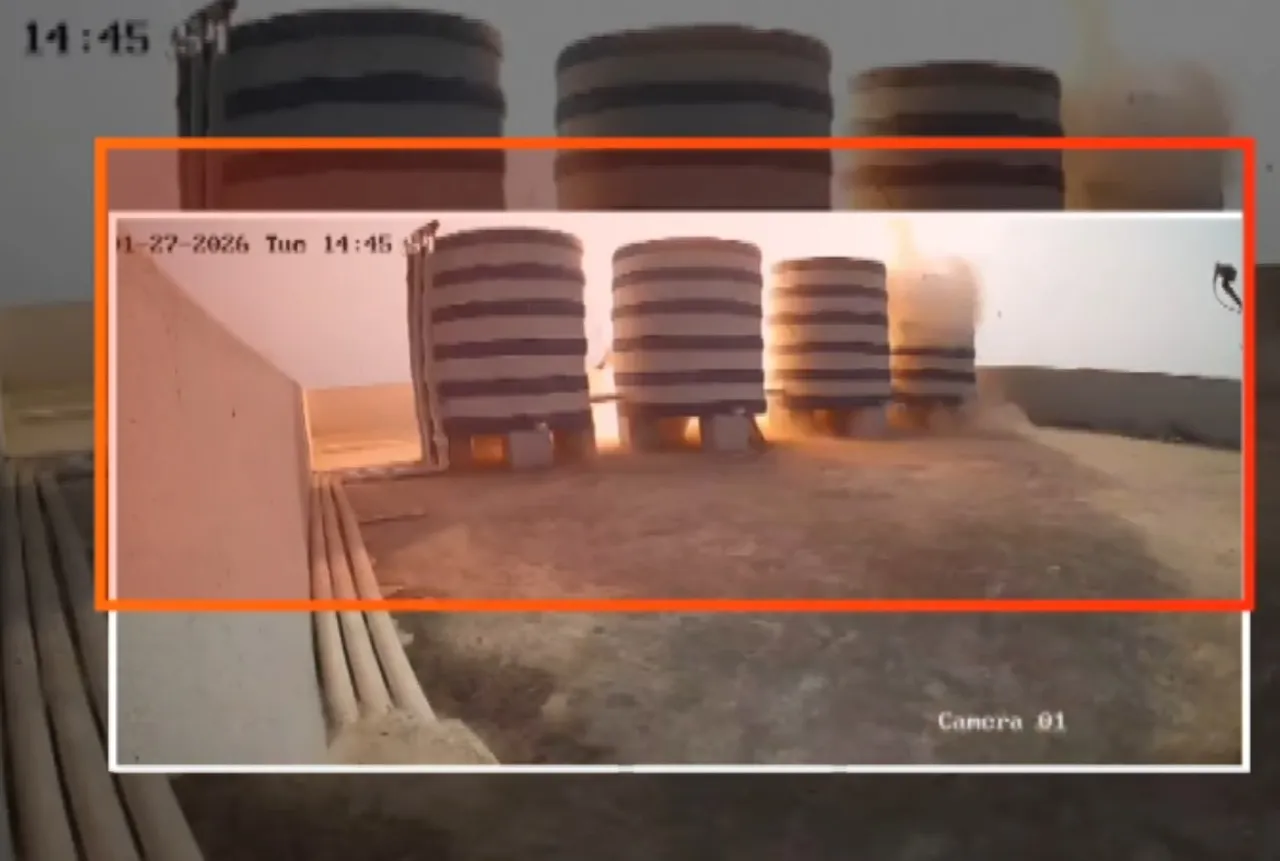 CCTV footage reveals intensity of blast