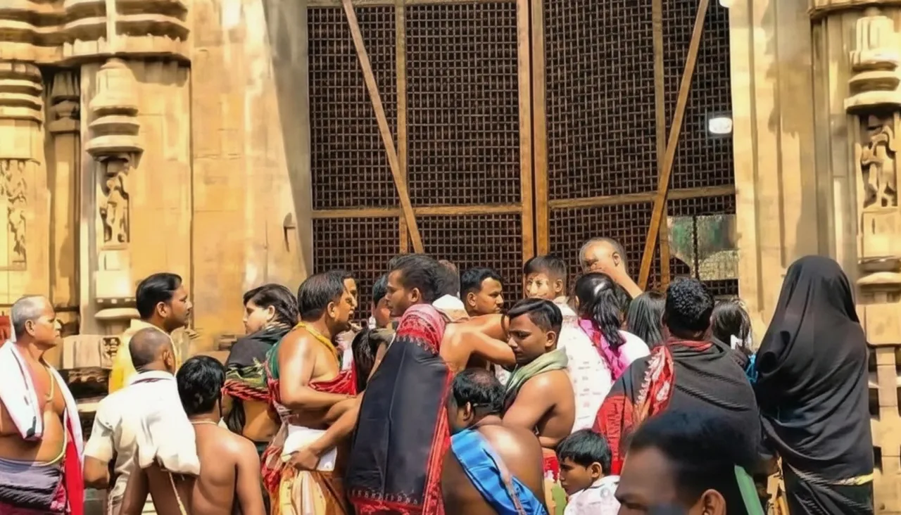 Clash erupts inside Lingaraj Temple in Bhubaneswar amid Maha Shivratri celebrations