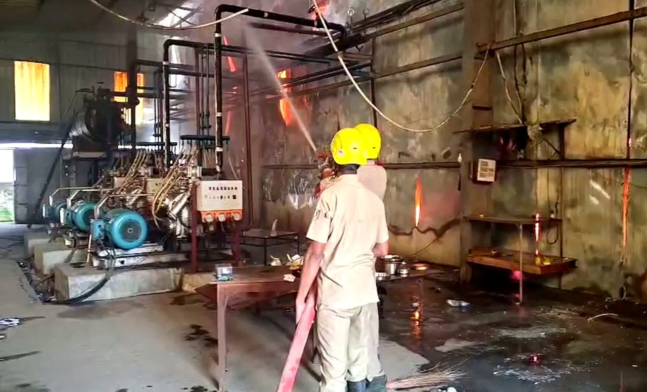 Property worth over Rs 10 crore destroyed in massive fire at cold store in Odisha