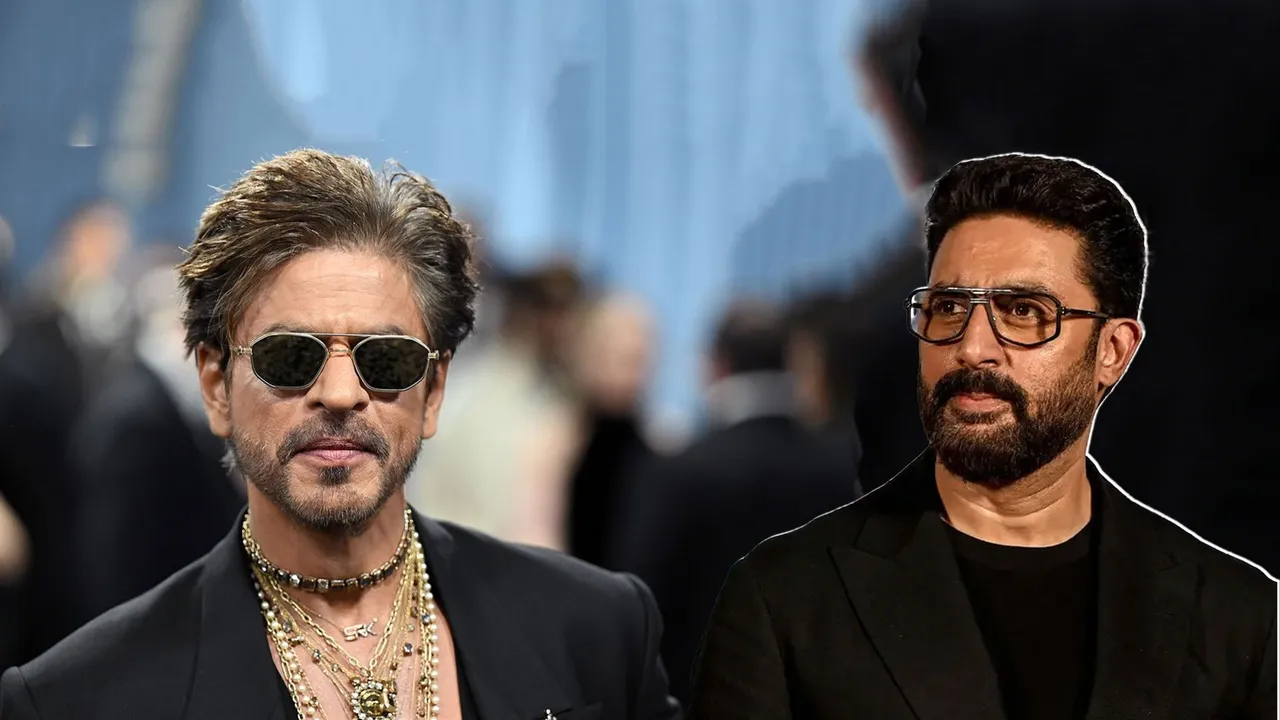 Shah Rukh Khan and Abhishek Bachchan