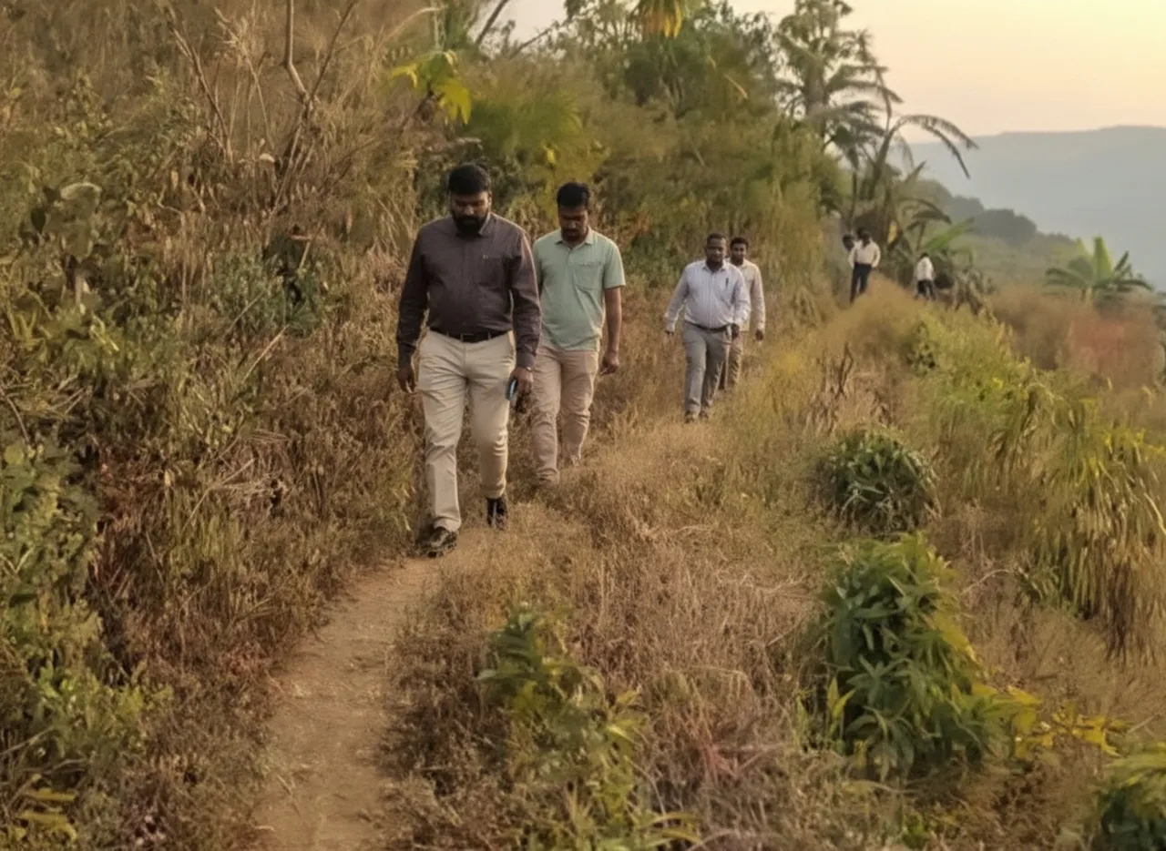 Koraput Collector leads by example, treks hills to review development works