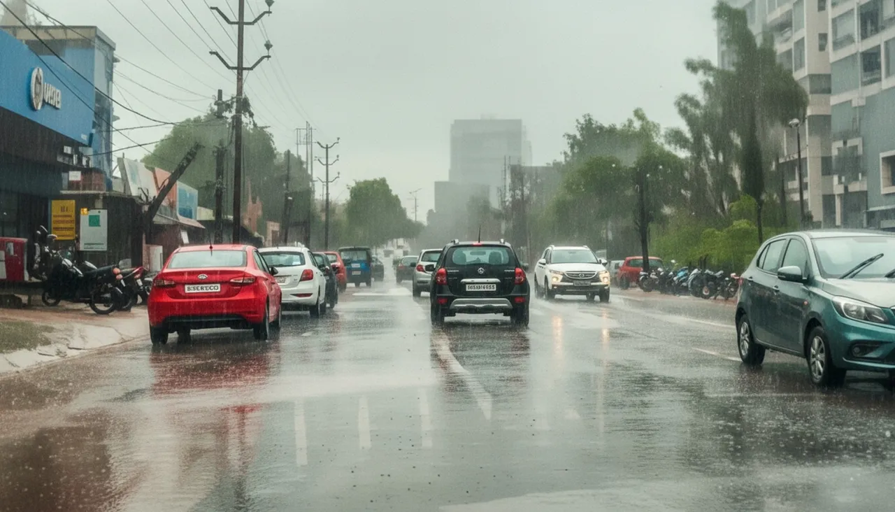 Well marked low pressure over southwest Bay of Bengal