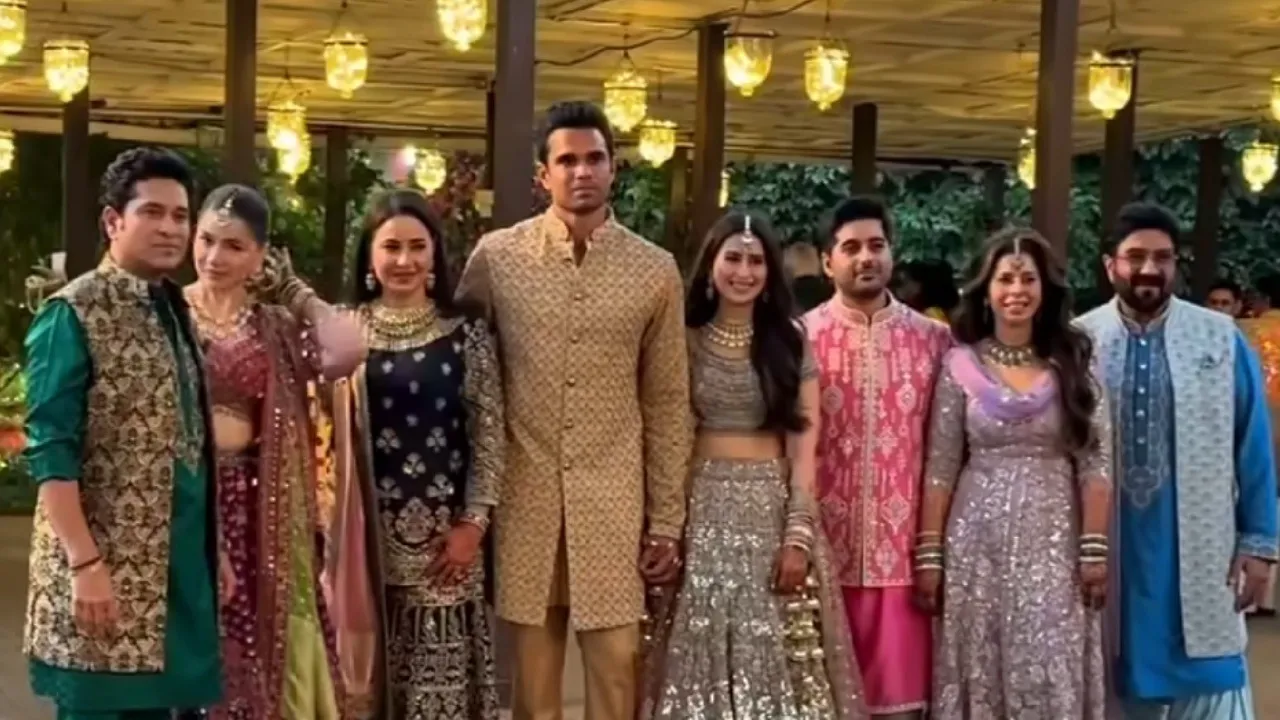 Sachin Tendulkar channeled his inner Shah Rukh Khan, danced to ‘Main Hoon Don’ at Arjun Tendulkar–Saaniya Chandhok mehendi