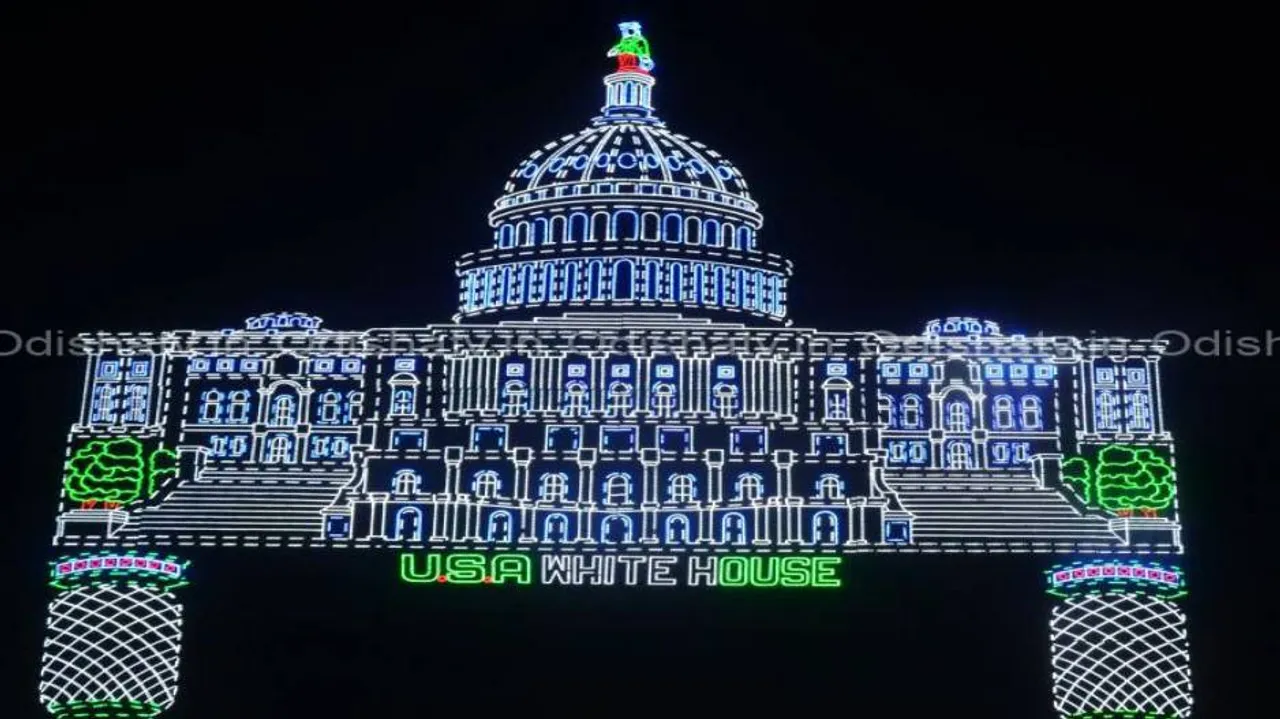 Cuttack glitters with starry lights for Durga Puja