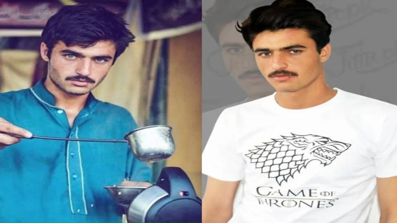 Pakistani 'chai wala' turns model