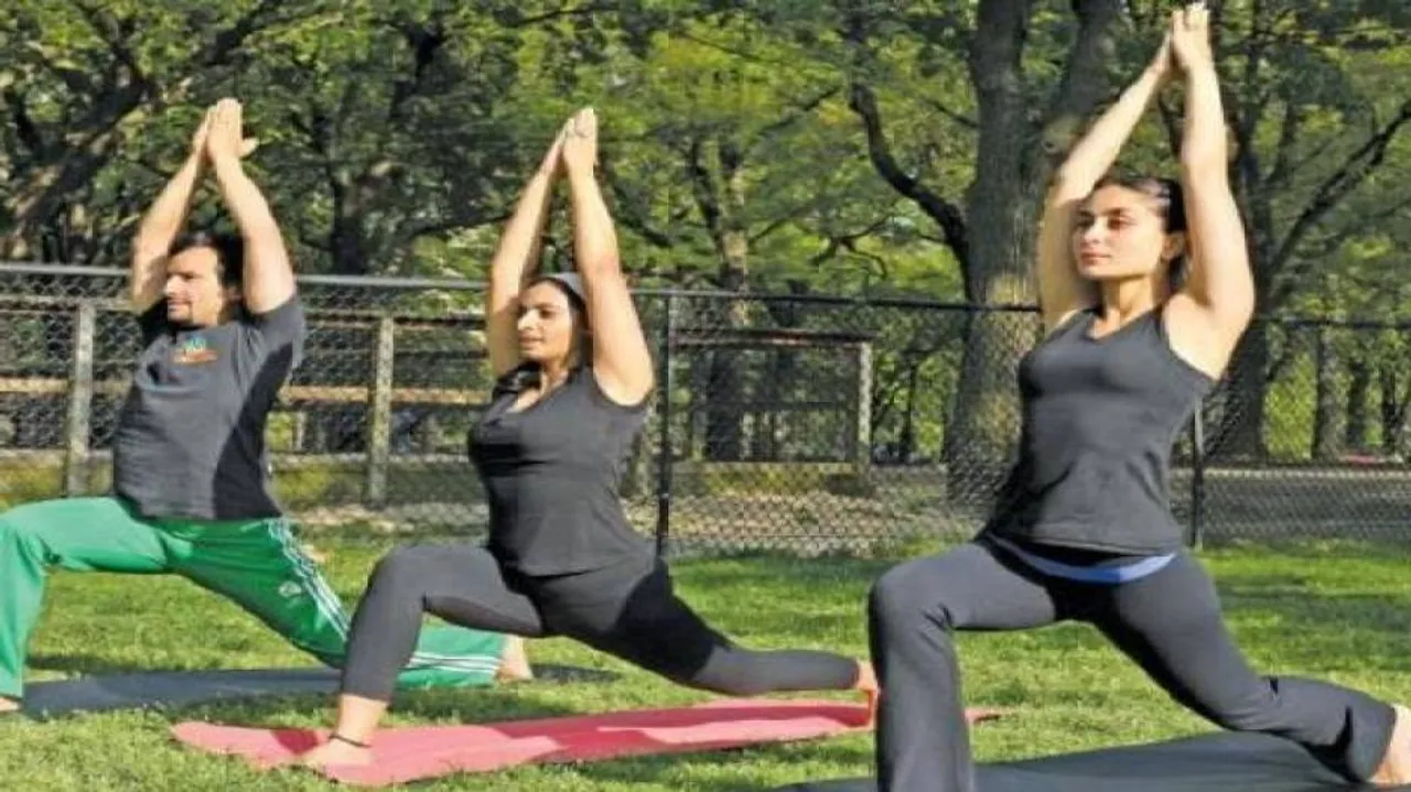 International Yoga Day: Bollywood celebs show off poses