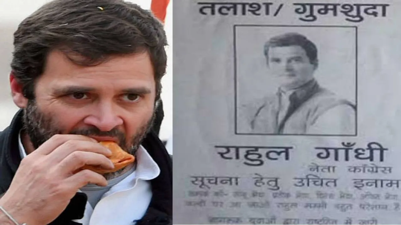 'Rahul Gandhi missing' posters come up in Amethi